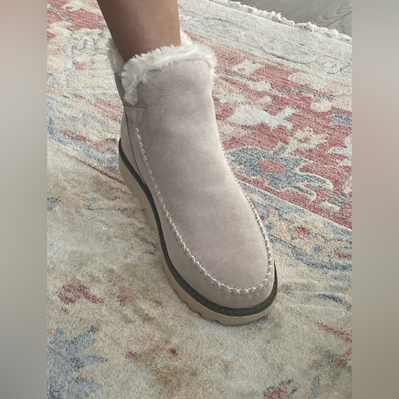 Tinstree Classic Non-Slip Ankle Snow Booties Warm Fur Lining Boots - Picture 6 of 7